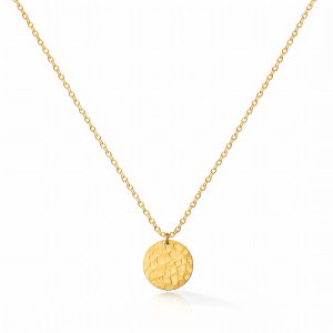 Goldene Aura Halskette – 18K vergoldeter Edelstahl