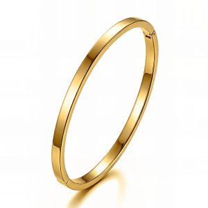 Pure Eleganz Armreif – 18K vergoldeter Edelstahl