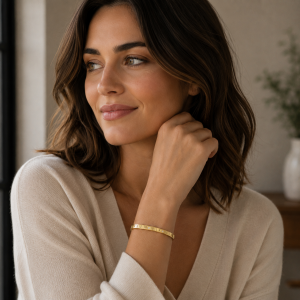 Ewige Eleganz Armreif – 18K vergoldeter Edelstahl