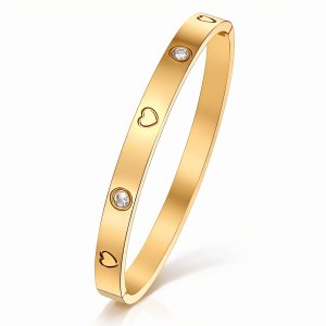 Ewige Eleganz Armreif – 18K vergoldeter Edelstahl