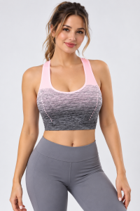 Damen Seamless Sport-BH – Atmungsaktives Fitness Top mit Racerback | Elastisch & Bequem für Yoga, Gym & Training