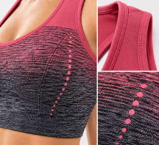 Damen Seamless Sport-BH – Atmungsaktives Fitness Top mit Racerback | Elastisch & Bequem für Yoga, Gym & Training